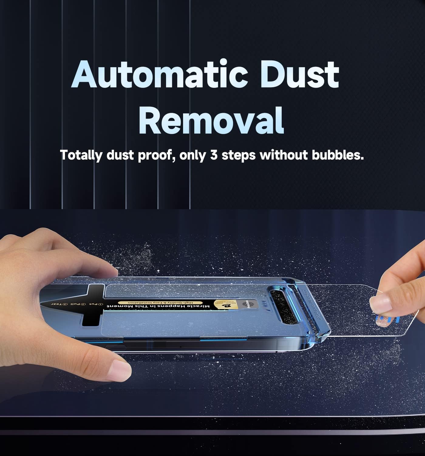 Magic 2 Pack Screen Protector Dust elimination