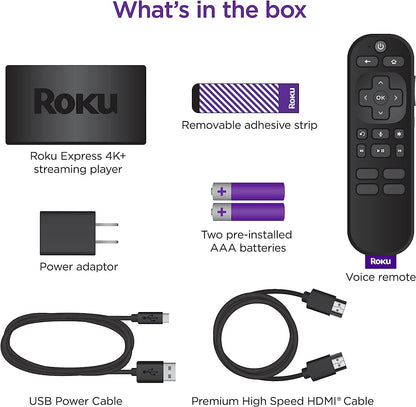 Roku Express 4K+ - Streaming Device