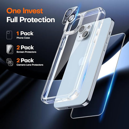 iPhone 15 Clear Shockproof Case