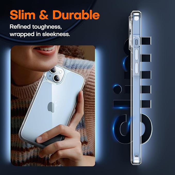 iPhone 15 Clear Shockproof Case